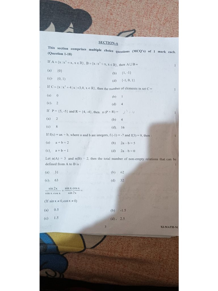 Maths Paper | PDF