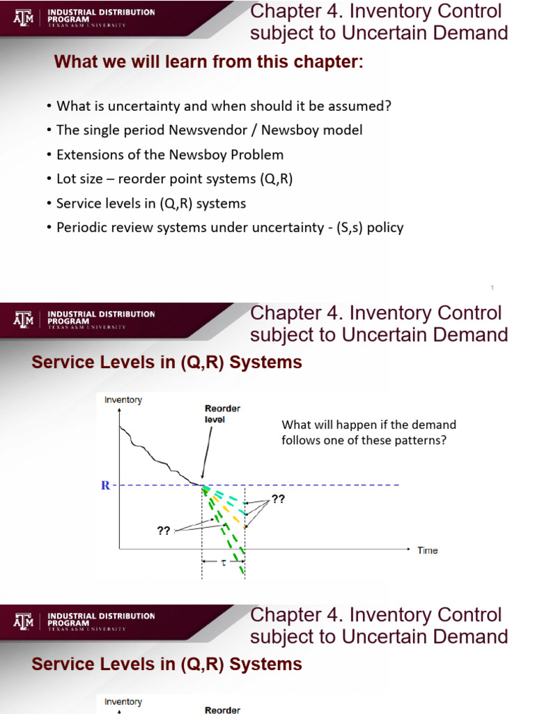 Ch4.Inventory+Control+Uncertain+Demand+ +part+5 | PDF | Applied ...