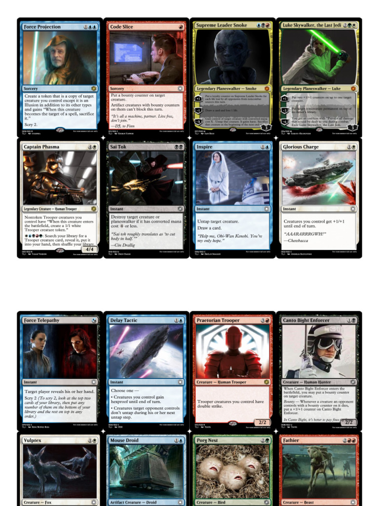 SWTG Expansion 02 TLJ | PDF
