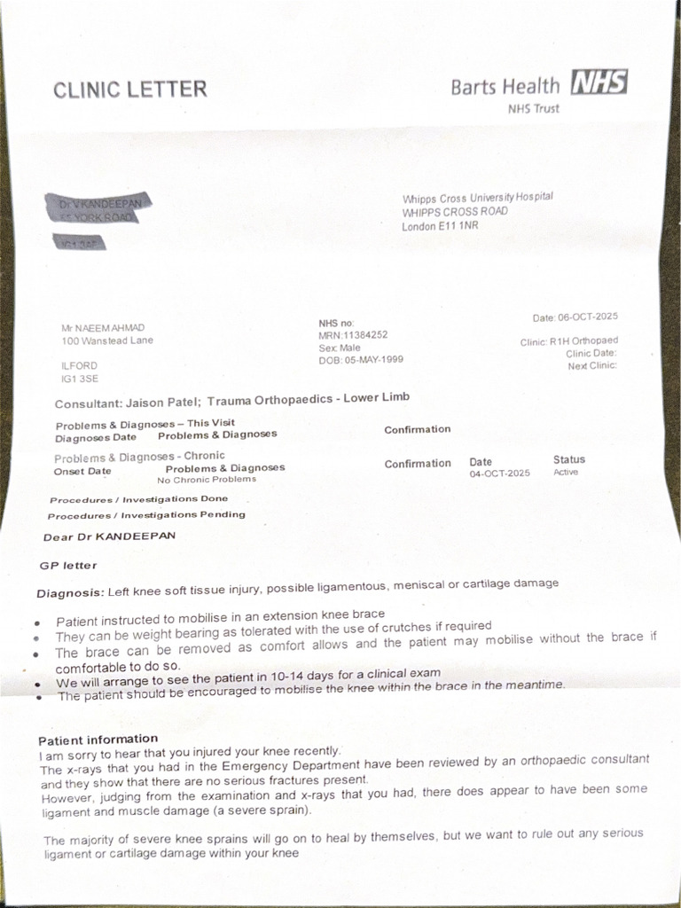 Clinic Letters | PDF