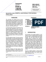 Ign-4!08!01 Bedding and Sidefill Materials For Buried Pipelines