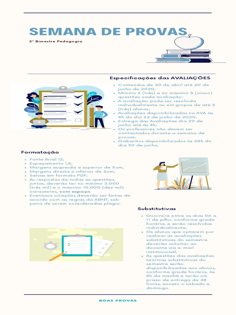 Semana de Provas | PDF
