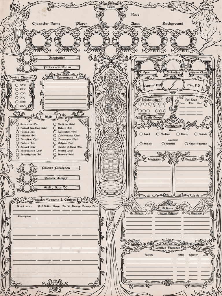 Fillable A4 Color Sheet | PDF