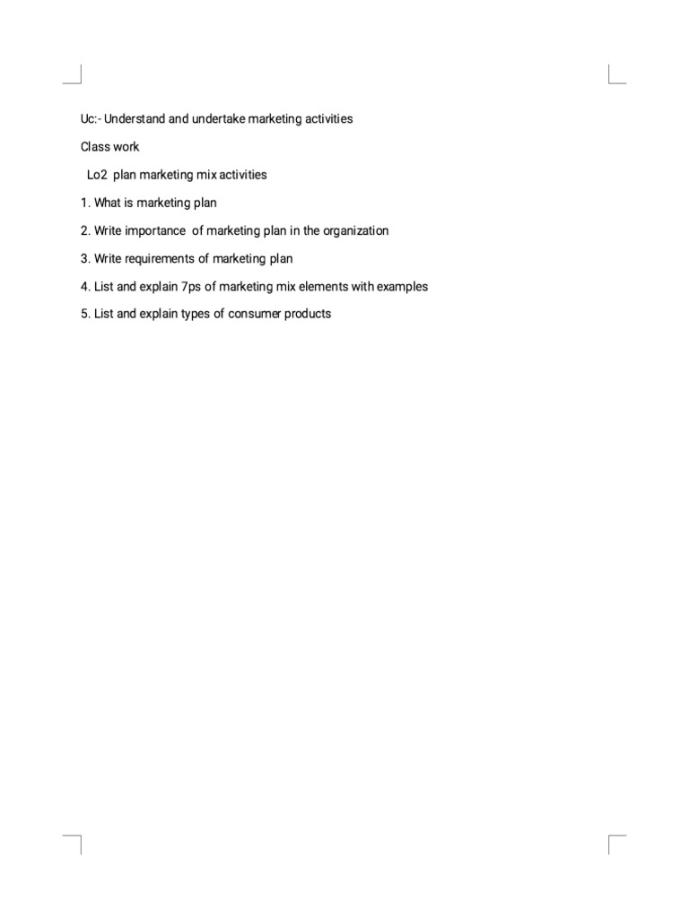 Uc - Understand - Lo2 Class Work | PDF