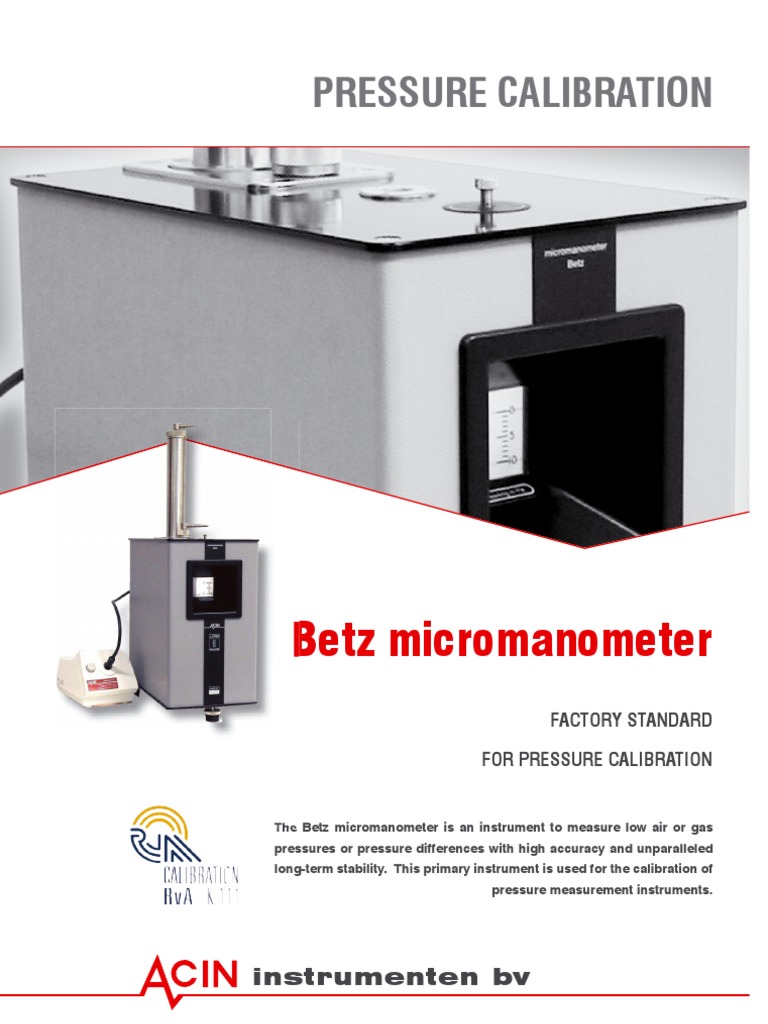 Betz | Download Free PDF | Pascal (Unit) | Calibration