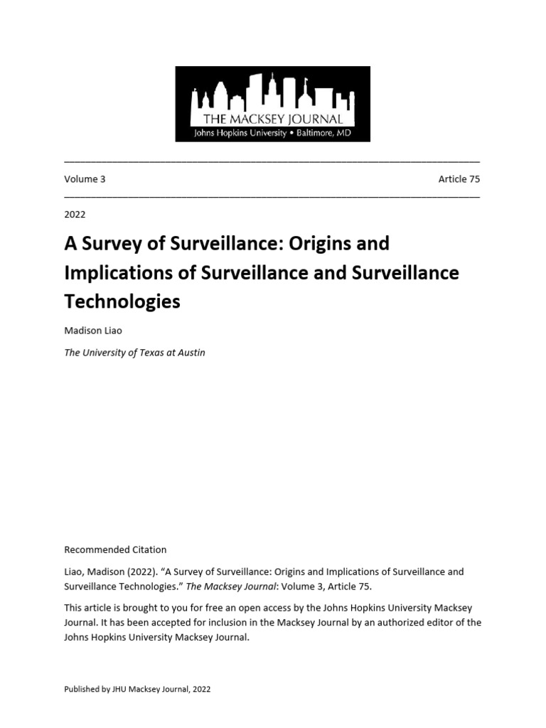 Article 75 | PDF | Surveillance | Crimes