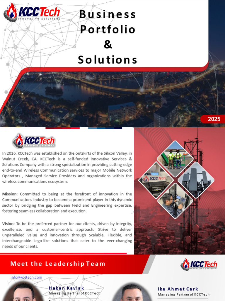 KCCTech - Business Portfolio and Solutions 2025V12 | PDF | Wireless ...