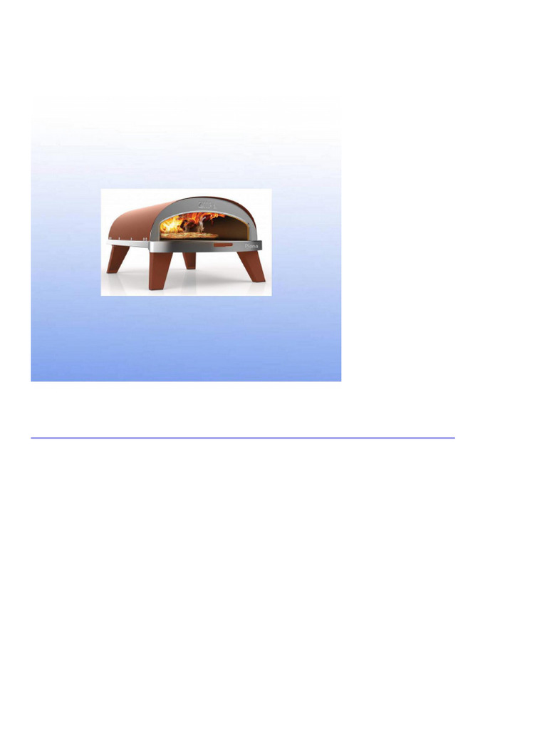 7796 ZiiPa Piana Gas-Pizzaofen Farbe Terrakotta | PDF