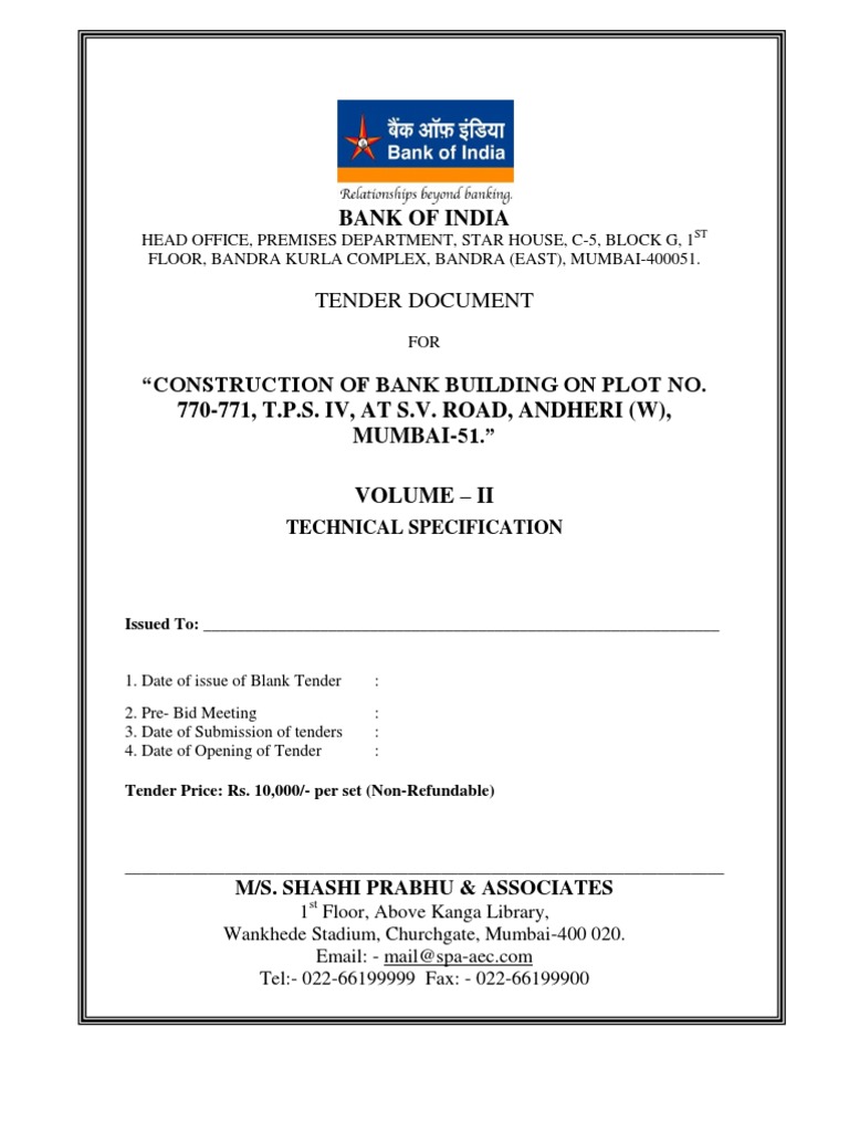 WHAT IS A SPECIFICATION SHEET FROM A BANK intelligence overview
