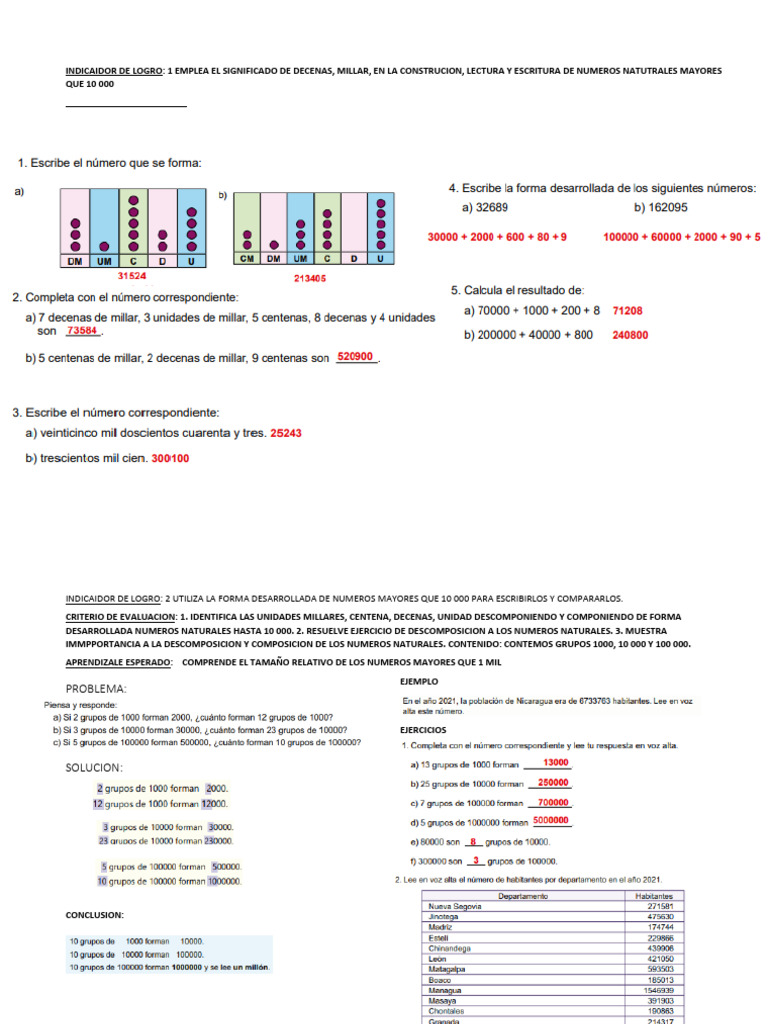Plan Matematica Semana 2 2026 | PDF | Matemáticas