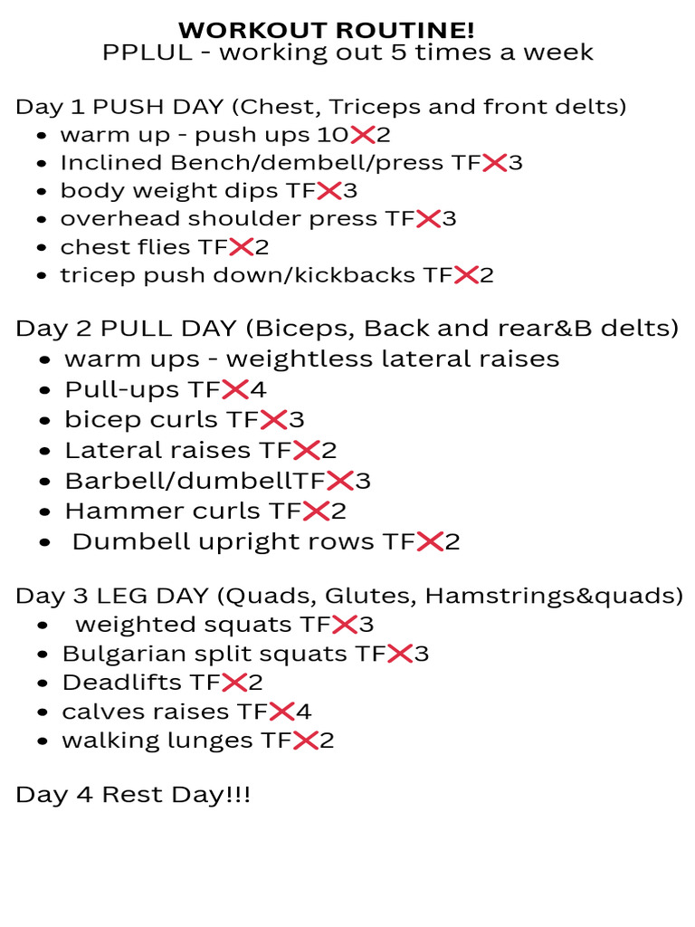 Dumbbells & Barbell Workout Routine PDF | PDF