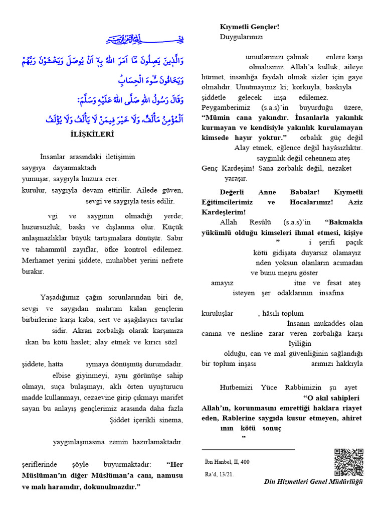 Akran İlişkileri | PDF