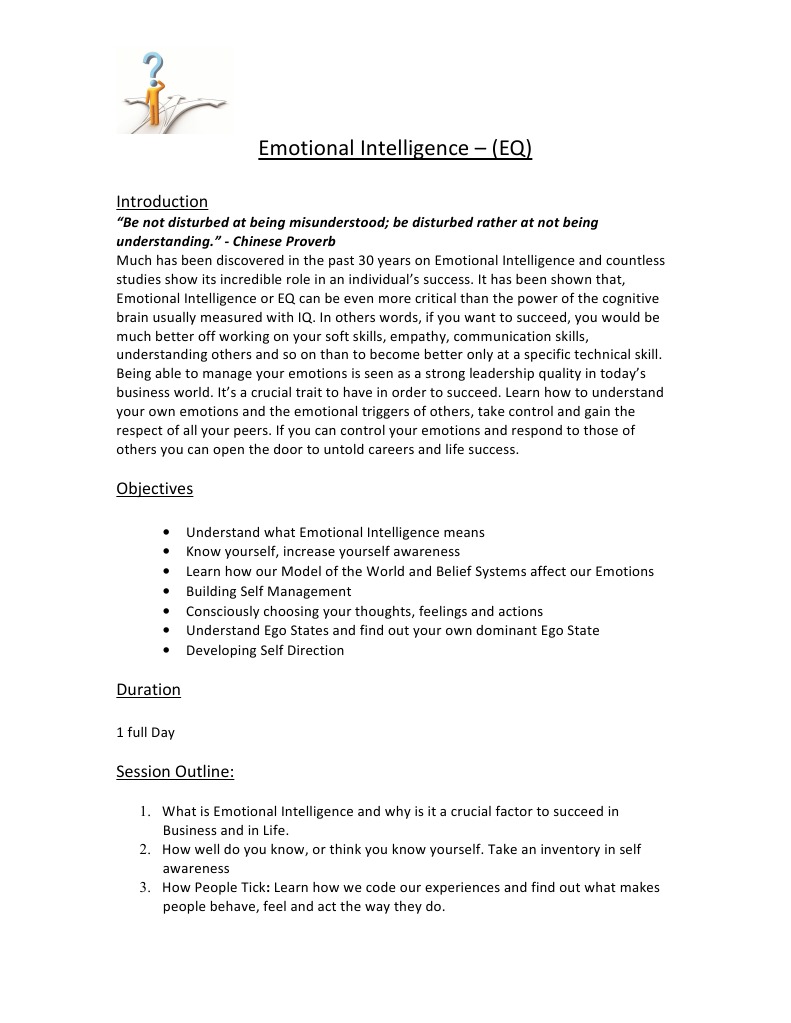 Mastering Emotional Intelligence for Success | PDF | Emotional ...