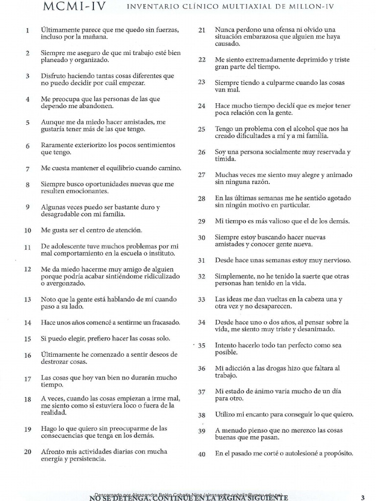 Preguntas Millin IV | PDF
