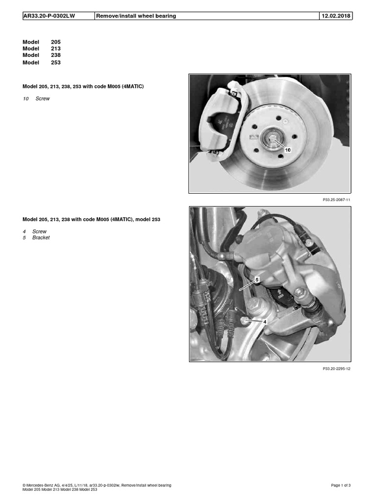 Remove - Install Wheel Bearing | PDF