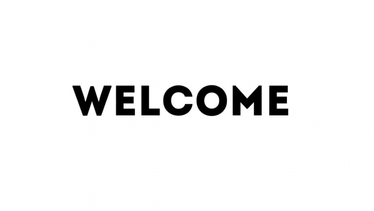 Welcome PDF | PDF