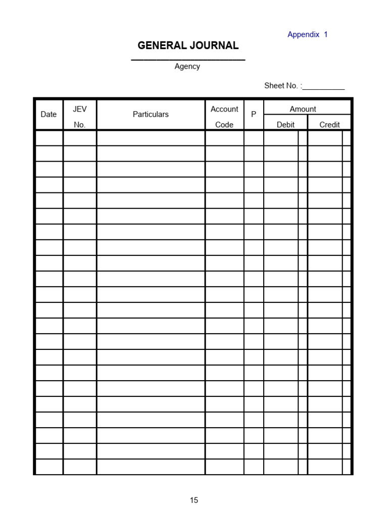 General Journal | PDF