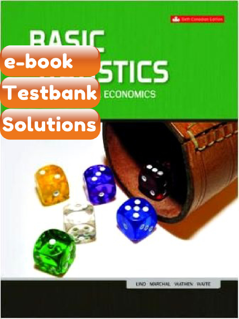 Ebook & Testbank Basic Statistics For Business and Economics 6E Lind ...