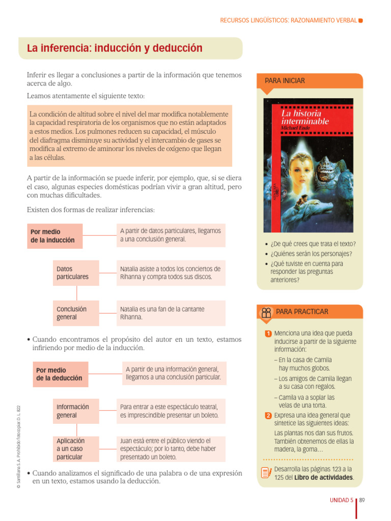 0. Lectura litearl, inferencial y crítica | PDF | Razonamiento ...
