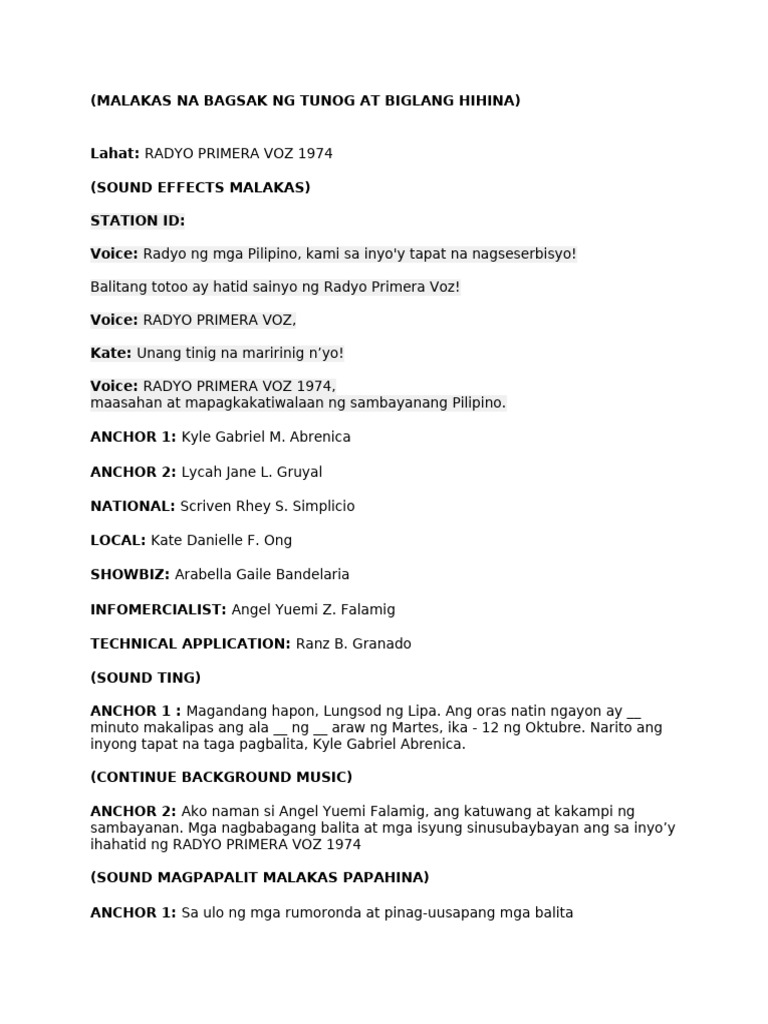 SCRIPT | PDF