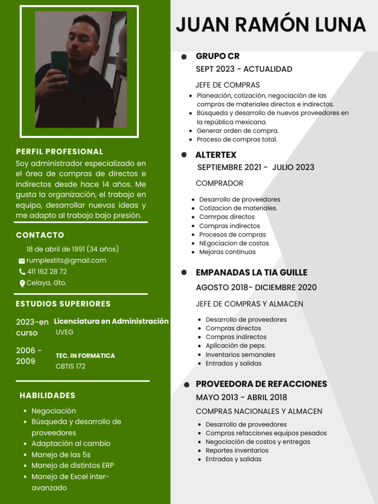Ramón Luna CV 11 | PDF