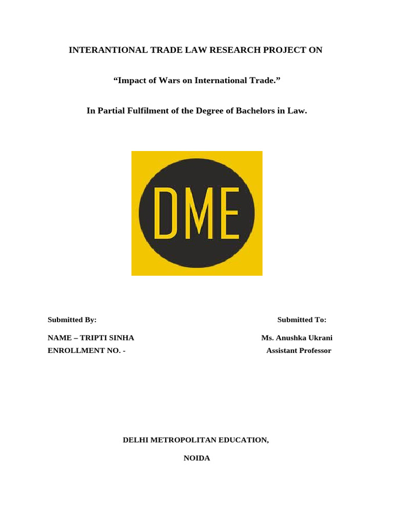 International Trade Law | PDF | World Trade Organization | Most ...
