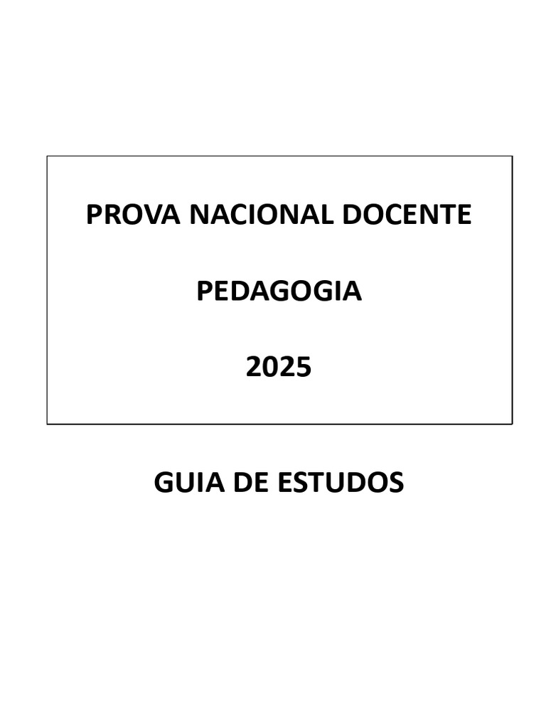 Apostila PND 2025 | PDF | Pedagogia | Educação Especial