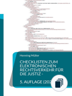 Checklisten zum elektronischen Rechtsverkehr