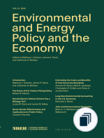 NBER-Environmental and Energy Policy and the Economy