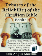 Debates of the Reliability of the Christian Bible