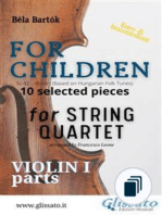 "For Children" by Bartók - String Quartet