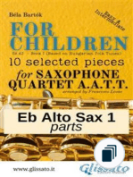"For Children" by Bartók - Sax Quartet (AATT)