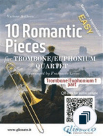 10 Romantic Pieces for Trombone/Euphonium Quartet