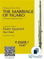 The Marriage of Figaro (overture) for Flute Quartet