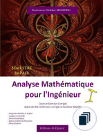 Analyse Mathématique pour l'ingénieur