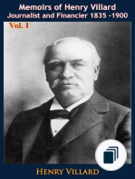 Memoirs of Henry Villard Journalist and Financier 1835 -1900