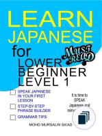 Japanese for Lower Beginner