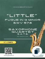 Little Fugue in G minor - Saxophone Quartet