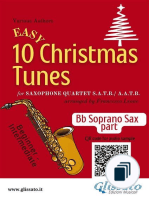 10 Easy Christmas Tunes - Saxophone Quartet