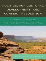 Politics, Agricultural Development, and Conflict Resolution: An In-Depth Analysis of the Moyen Bani Programme in Mali