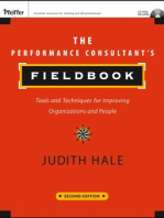 The Performance Consultant's Fieldbook: Tools and Techniques for Improving Organizations and People