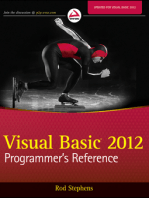 Visual Basic 2012 Programmer's Reference