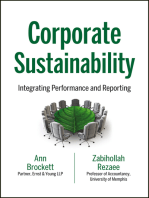 Corporate Sustainability: Integrating Performance and Reporting