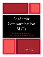 Academic Communication Skills: Conversation Strategies for International Graduate Students