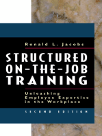 Structured On-the-Job Training: Unleashing Employee Expertise in the Workplace