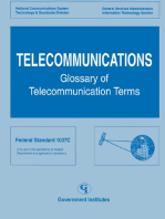 Telecommunications: Glossary of Telecommunications Terms