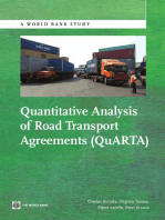 Quantitative Analysis of Road Transport Agreements - QuARTA