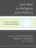 Just War in Religion and Politics