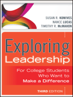 Exploring Leadership: For College Students Who Want to Make a Difference