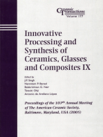Innovative Processing and Synthesis of Ceramics, Glasses and Composites IX: Proceedings of the 107th Annual Meeting of The American Ceramic Society, Baltimore, Maryland, USA 2005